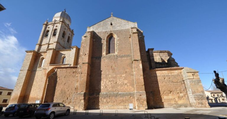 Iglesia de la Asuncion Melgar de Fernamental Camino de Santiago Frances 768x403