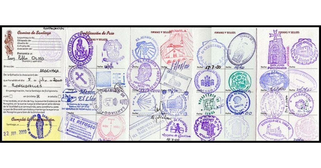 La Credencial Camino de Santiago Frances 3