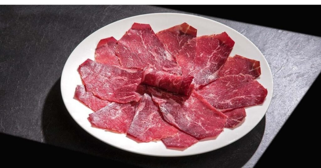 Plato de cecina de Leon Camino de Santiago Frances