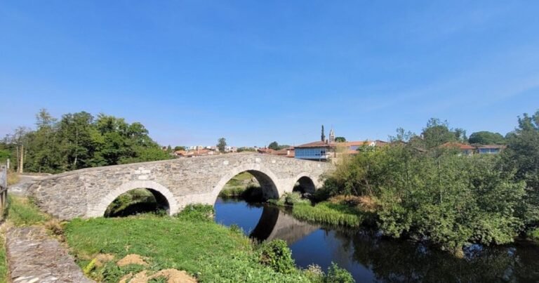 Puente de San Xoan de Furelos Camino de Santiago Frances 768x403