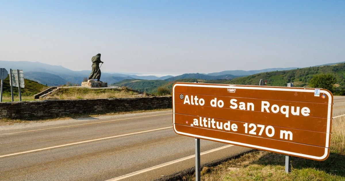 Alto de San Roque Camino de Santiago Frances