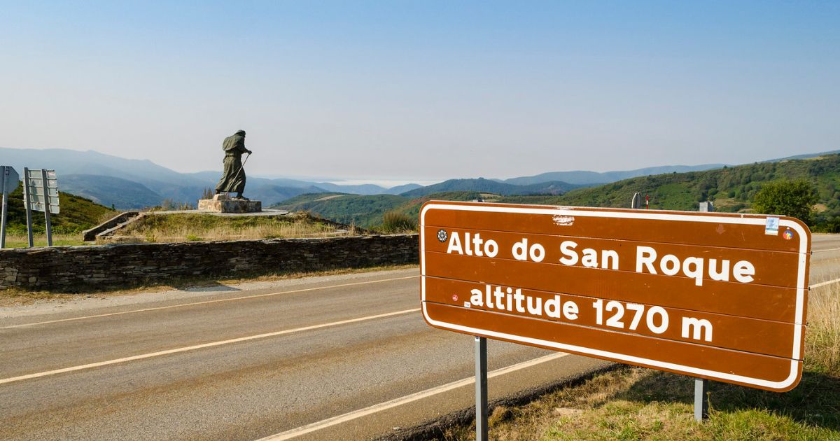 Alto de San Roque Camino de Santiago Frances
