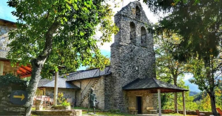 Iglesia San Andres La Faba Camino de Santiago Frances 768x403