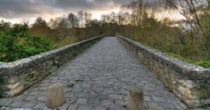 Puente de la Magdalena Camino de Santiago Frances 3 300x158