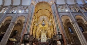 Celebracion de la Asuncion en la Catedral de Santiago Camino de Santiago Frances